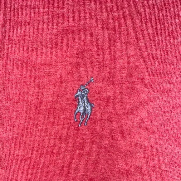 Polo Ralph Lauren Red Quarter Zip Pullover 3XLT - Picture 3 of 4